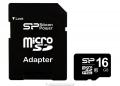 Карта памяти microSD 16Gb 10 class + переходник